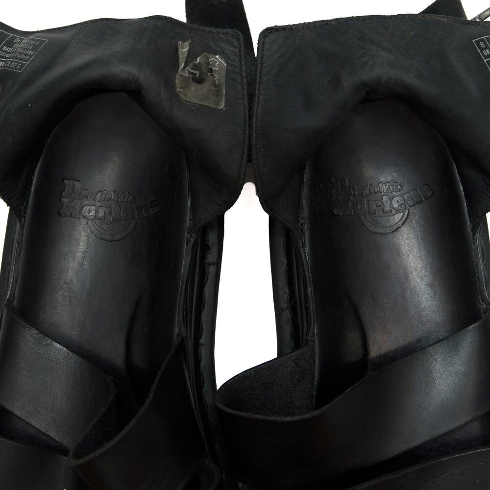 Dr. Marten Black Leather Clarissa Sandals Size 10 - Picture 9 of 12